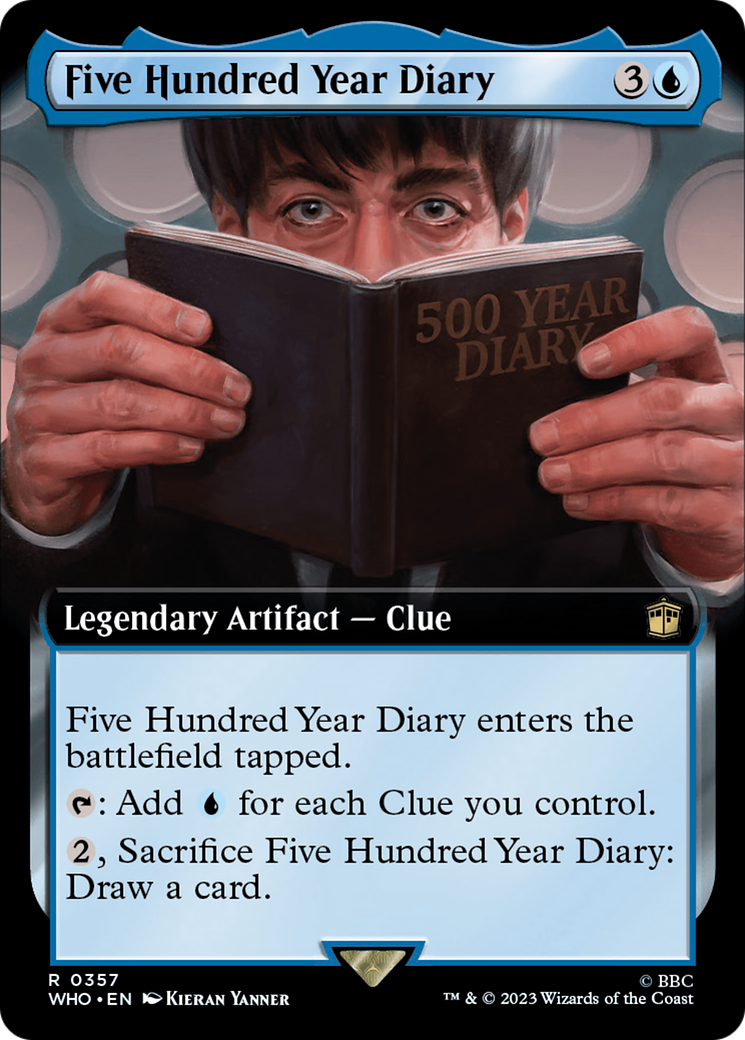 Five Hundred Year Diary (WHO-357) - Doctor Who: (Extended Art) Foil