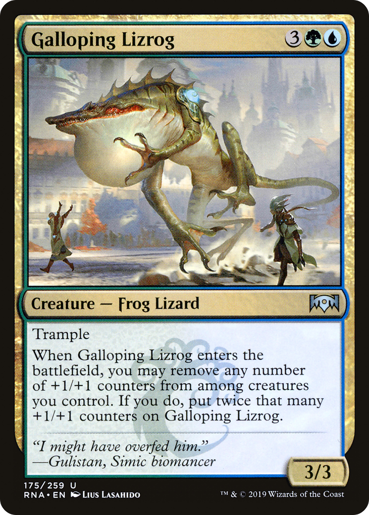 Galloping Lizrog (RNA-175) - Ravnica Allegiance Foil