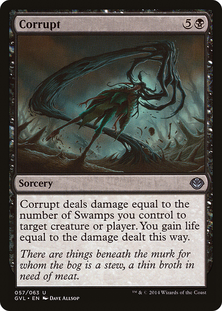 Corrupt (DD3-057) - Duel Decks Anthology: Garruk vs. Liliana