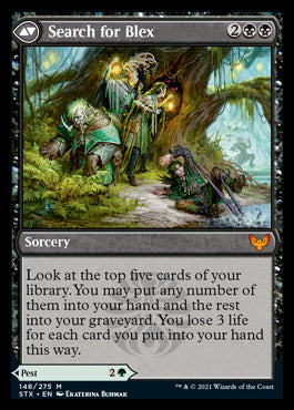 Blex, Vexing Pest // Search for Blex (STX-148) - Strixhaven: School of Mages Foil