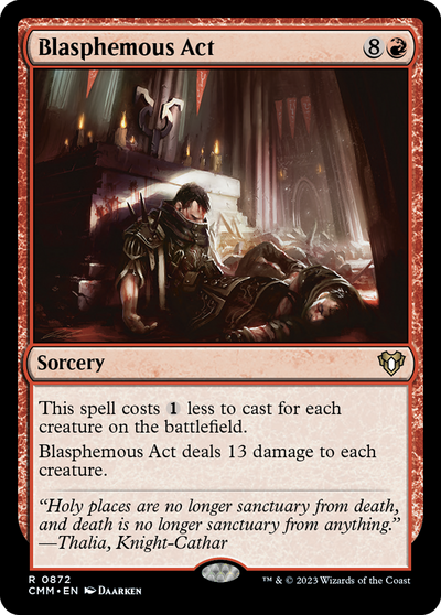 Blasphemous Act (CMM-872) - Commander Masters