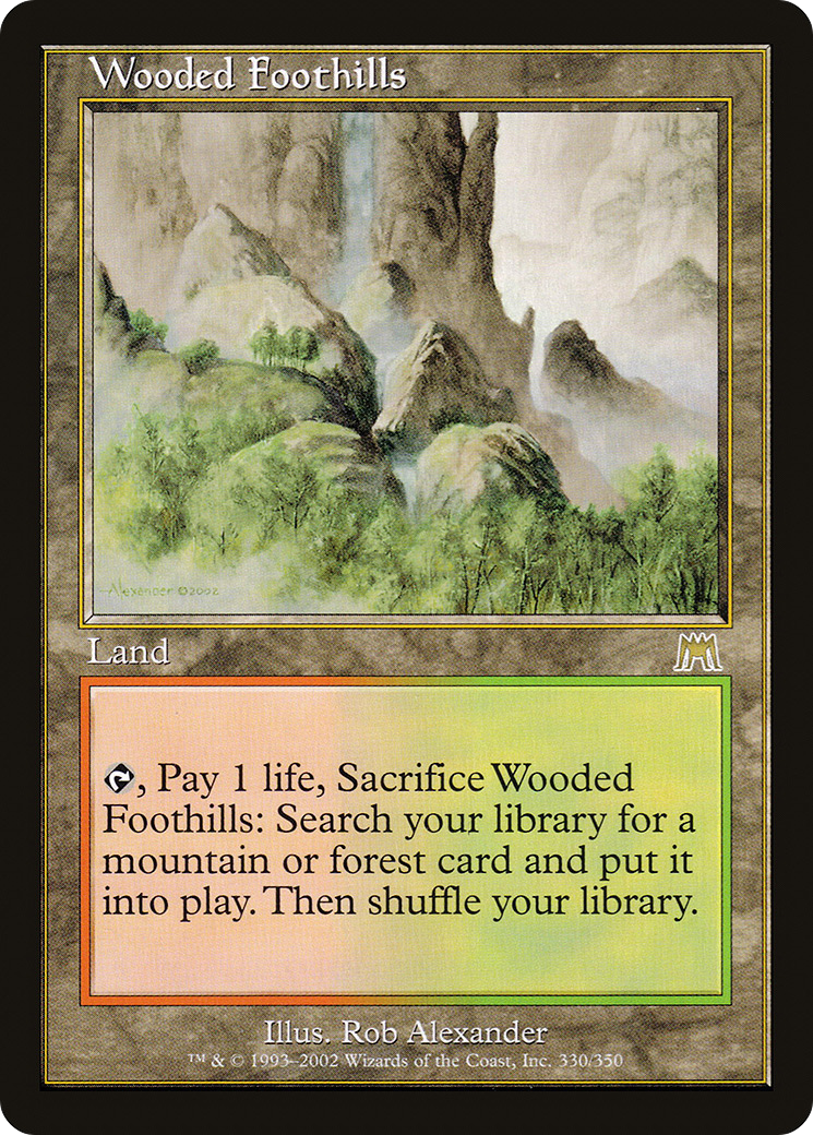 Wooded Foothills (ONS-330) - Onslaught Foil