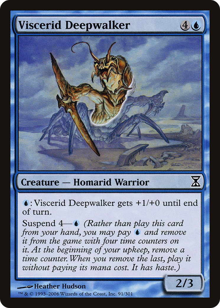 Viscerid Deepwalker (TSP-091) - Time Spiral Foil