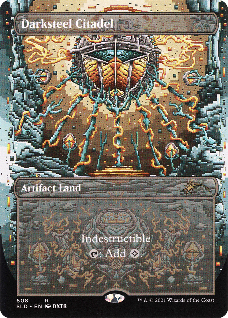 Darksteel Citadel (SLD-608) - Secret Lair Drop (Borderless) Foil