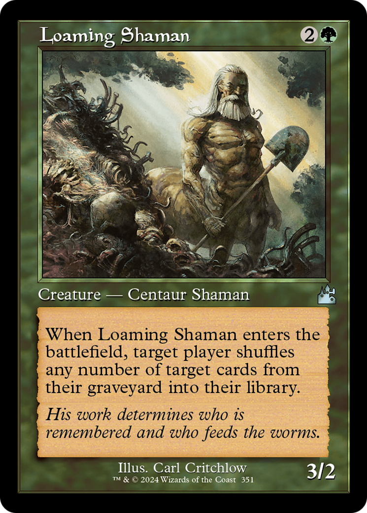 Loaming Shaman (RVR-351) - Ravnica Remastered
