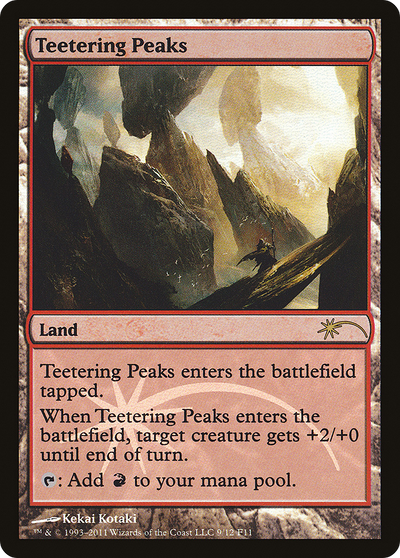 Teetering Peaks (FNM-009) - Friday Night Magic 2011 Foil