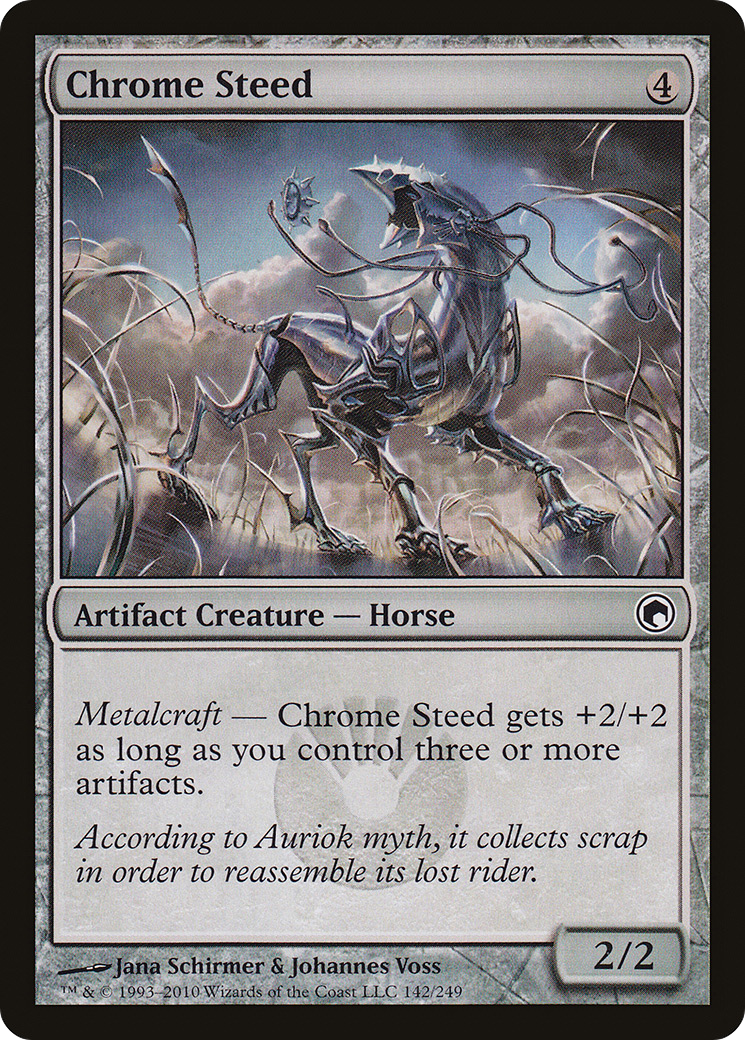 Chrome Steed (SOM-142) - Scars of Mirrodin Foil