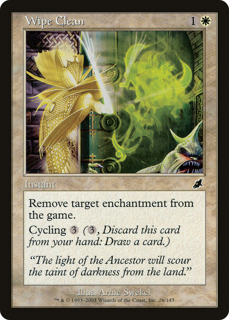 Wipe Clean (SCG-026) - Scourge Foil