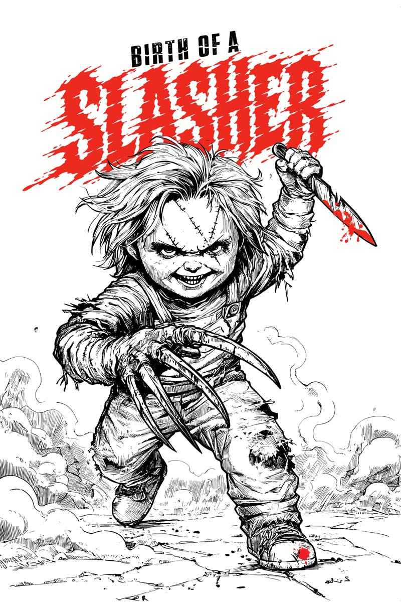 Birth of a Slasher #1 Avoltha Sketch Trade Variant LTD 60