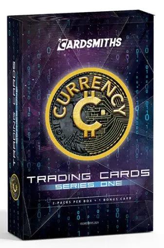 CURRENCY Series 1 Trading Cards Cardsmiths 2 pack box