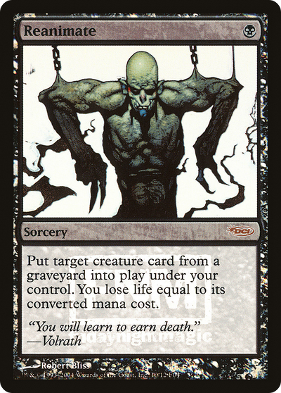 Reanimate (FNM-010) - Friday Night Magic 2004 Foil