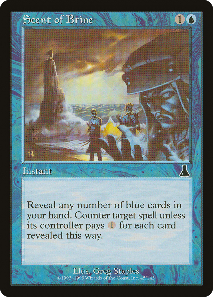 Scent of Brine (UDS-045) - Urza's Destiny Foil