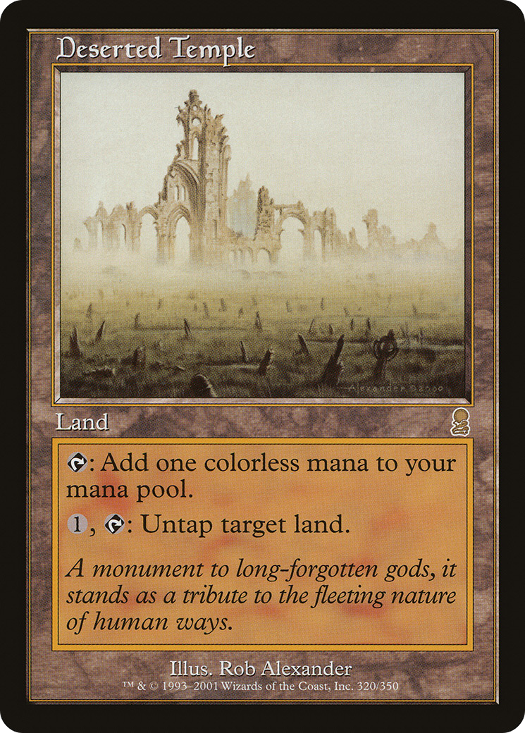 Deserted Temple (ODY-320) - Odyssey Foil