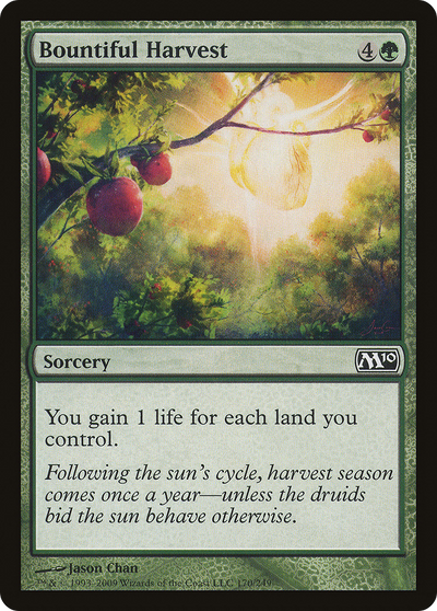 Bountiful Harvest (M10-170) - Magic 2010 Foil