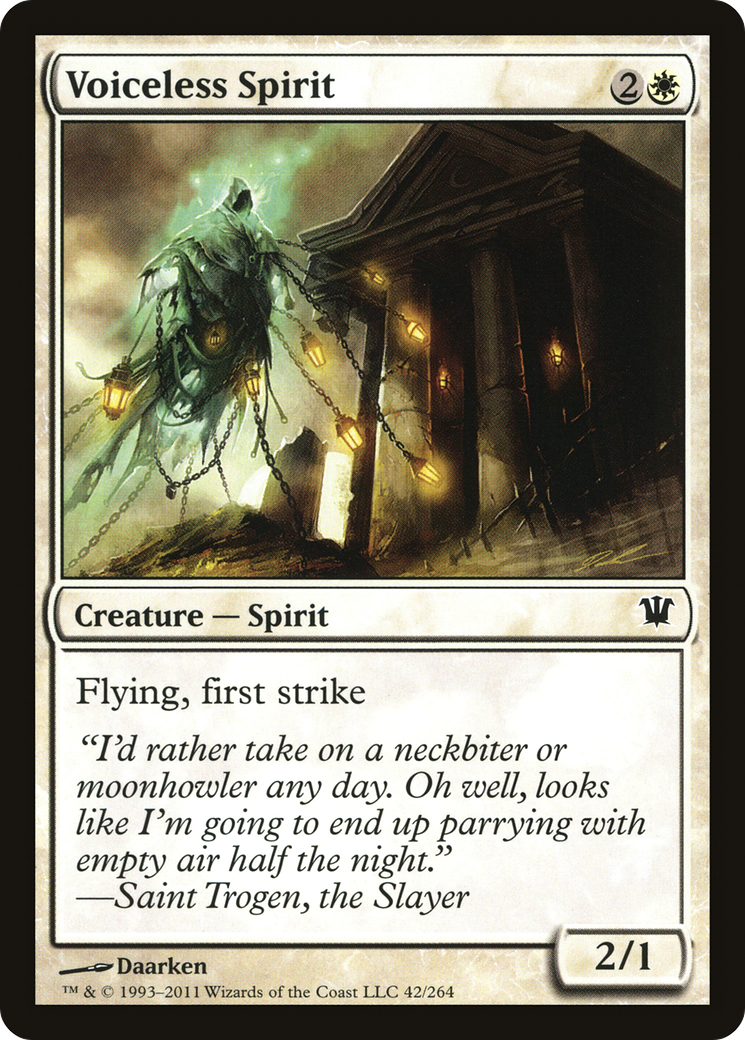 Voiceless Spirit (ISD-042) - Innistrad Foil