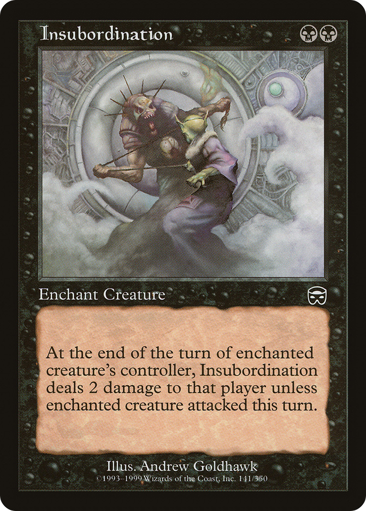 Insubordination (MMQ-141) - Mercadian Masques Foil