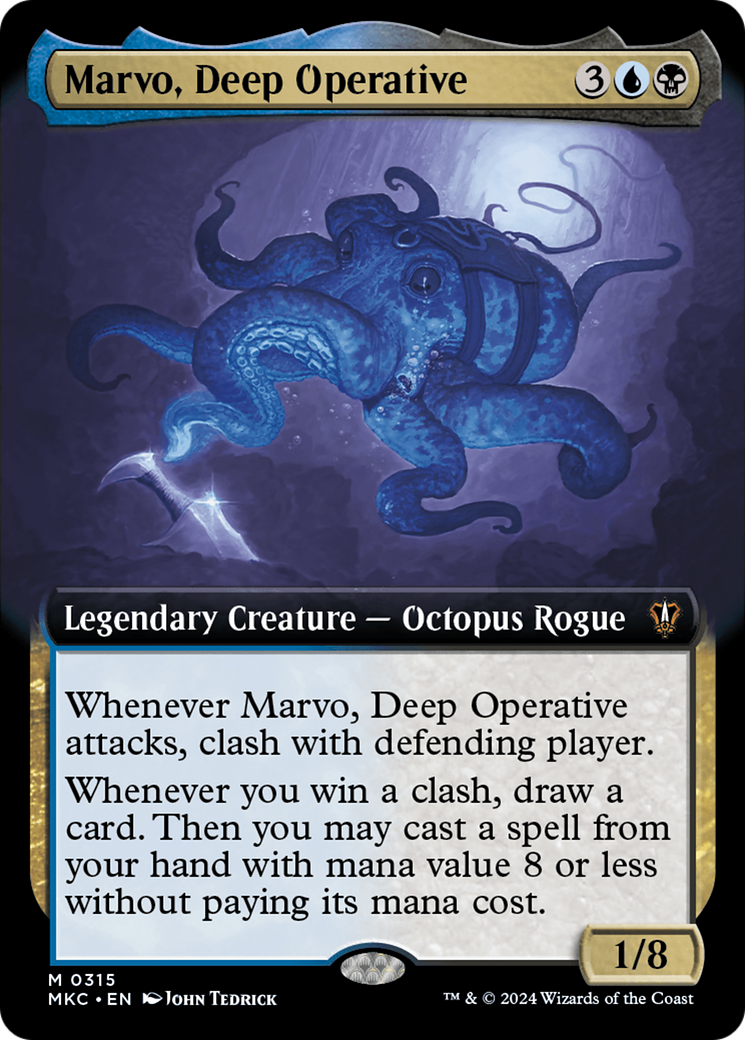 Marvo, Deep Operative (MKC-315) - Murders at Karlov Manor Commander: (Extended Art)
