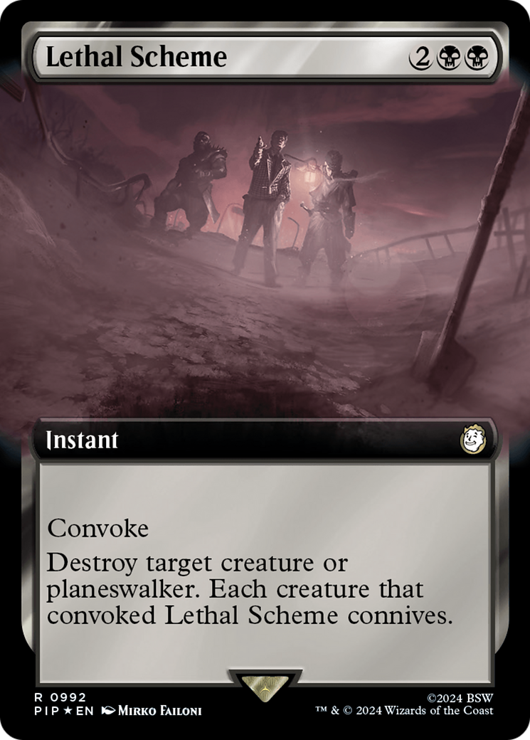 Lethal Scheme (PIP-992) - Fallout: (Extended Art) Foil