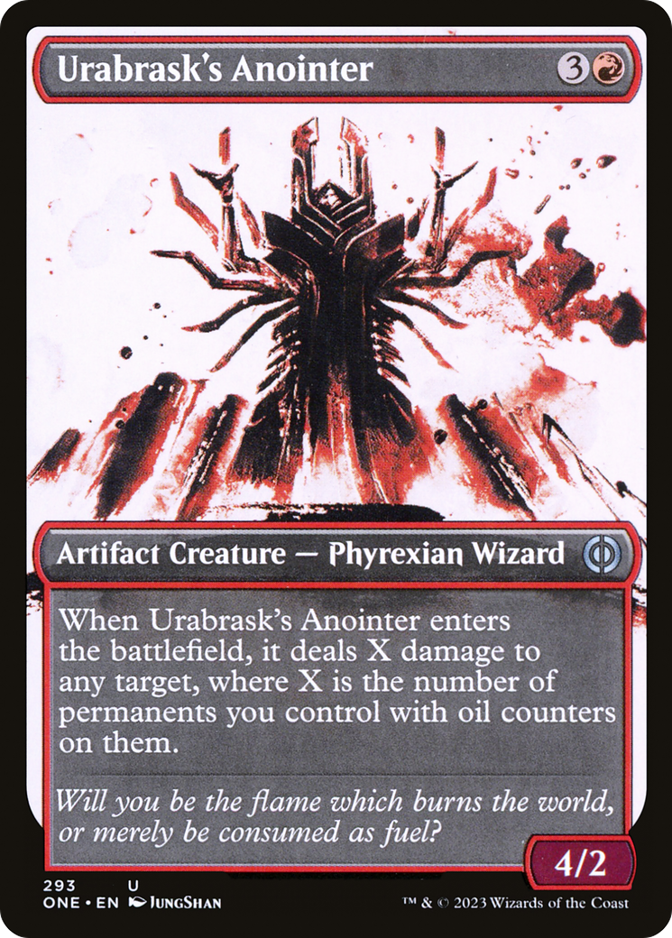 Urabrask's Anointer (ONE-293) - Phyrexia: All Will Be One: (Showcase) Foil