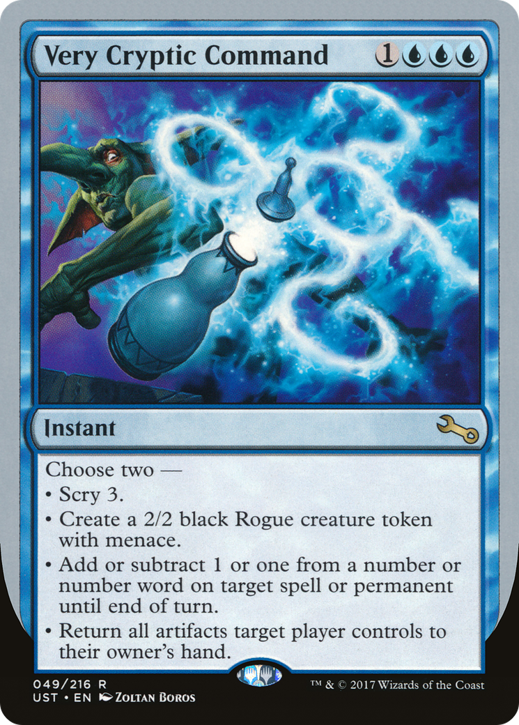 Very Cryptic Command (UST-49F) - Unstable Foil