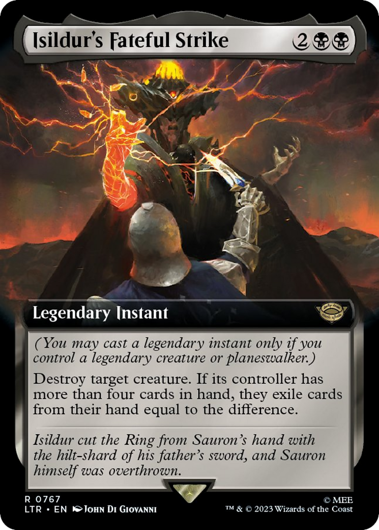 Isildur's Fateful Strike (LTR-767) - The Lord of the Rings: Tales of Middle-earth: (Extended Art) Foil