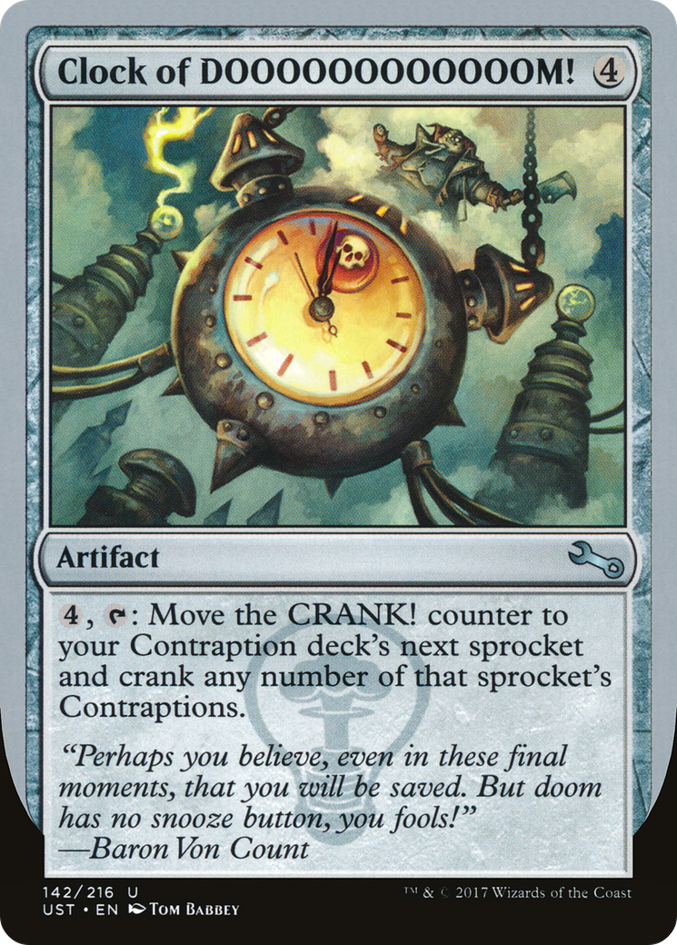 Clock of DOOOOOOOOOOOOM! (UST-142) - Unstable Foil
