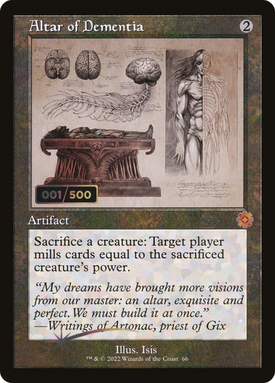Altar of Dementia (BRR-066) - The Brothers' War Retro Artifacts Foil