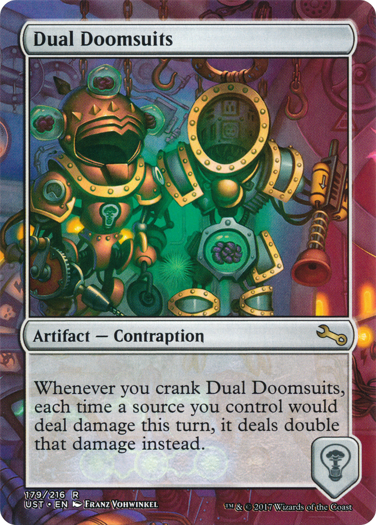 Dual Doomsuits (UST-179) - Unstable (Borderless) Foil