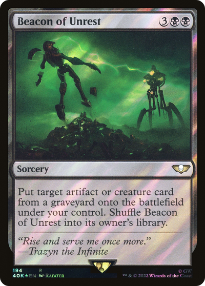 Beacon of Unrest (40K-194★) - Warhammer 40,000 Commander Foil