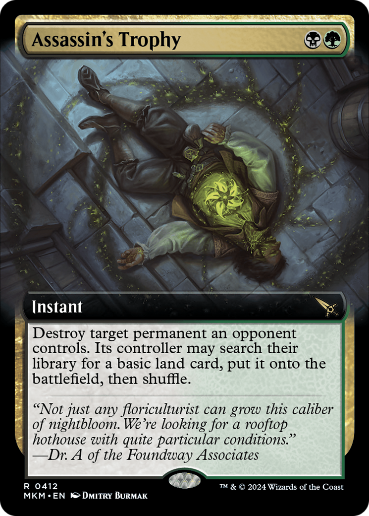 Assassin's Trophy (MKM-412) - Murders at Karlov Manor: (Extended Art) Foil