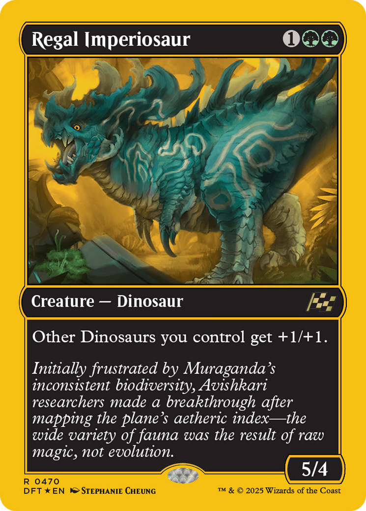 Regal Imperiosaur (DFT-470) - Aetherdrift Foil