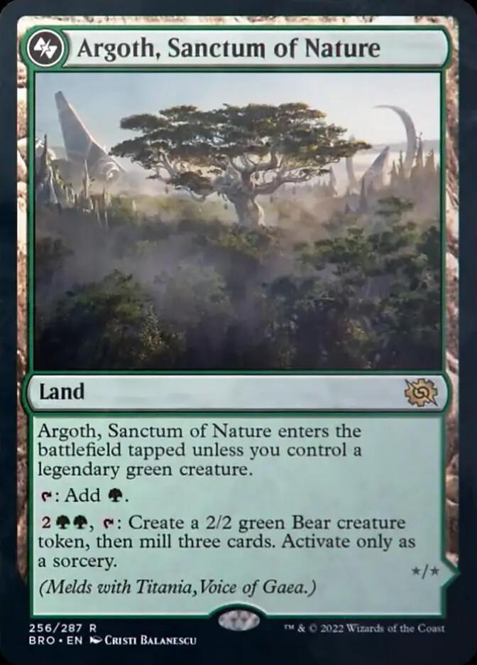 Argoth, Sanctum of Nature (BRO-256) - The Brothers' War Foil