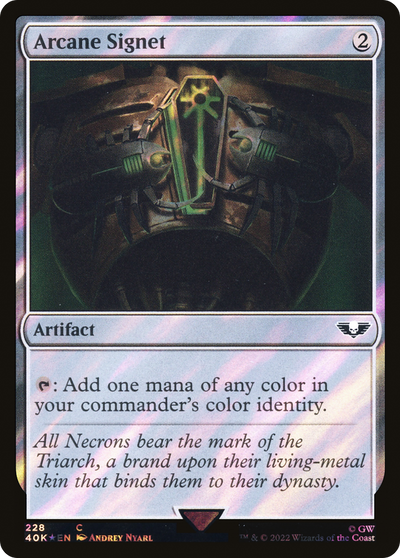 Arcane Signet (40K-228★) - Warhammer 40,000 Commander Foil