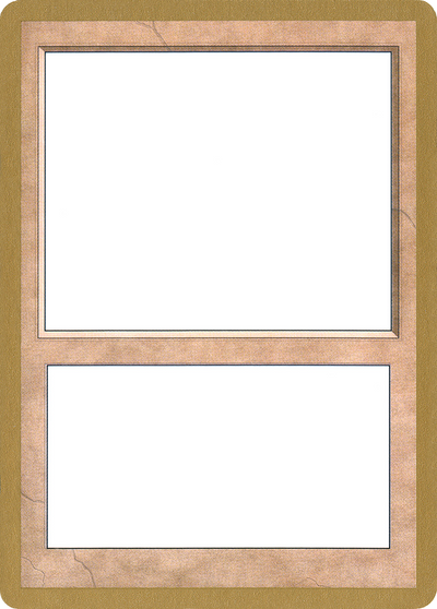 Blank Card (WCD-) - World Championship Decks 2001