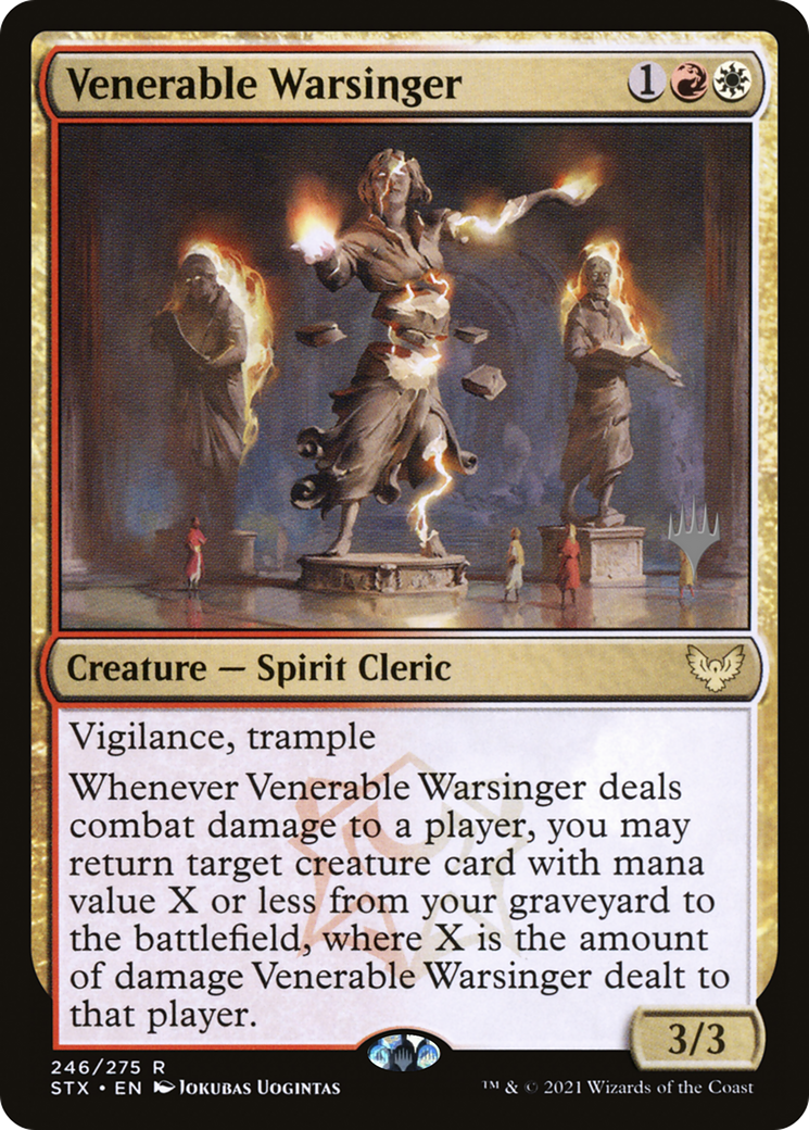 Venerable Warsinger (PPSTX-246P) - Strixhaven: School of Mages Promos