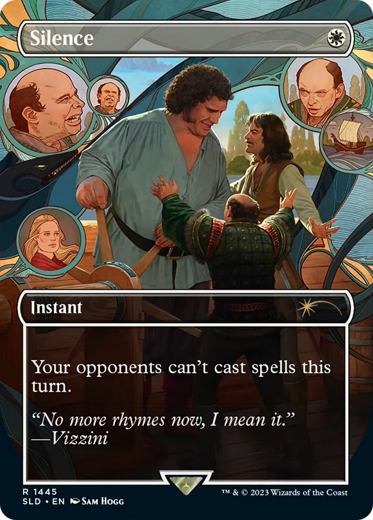 Silence (SLD-1445) - Secret Lair Drop (Borderless) Foil
