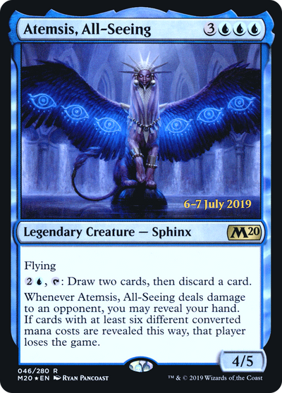 Atemsis, All-Seeing (PRE-46S) - Core Set 2020 Promos Foil