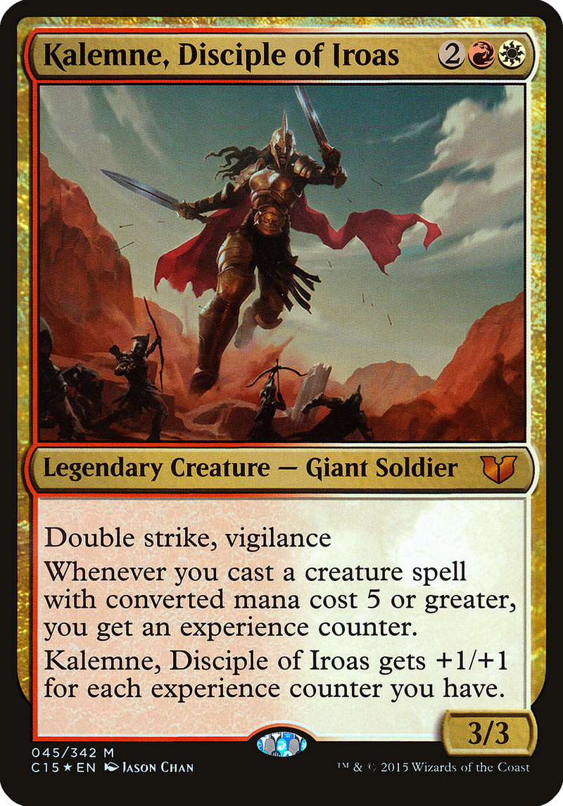 Kalemne, Disciple of Iroas (OVER-045) - Commander 2015 Oversized Foil