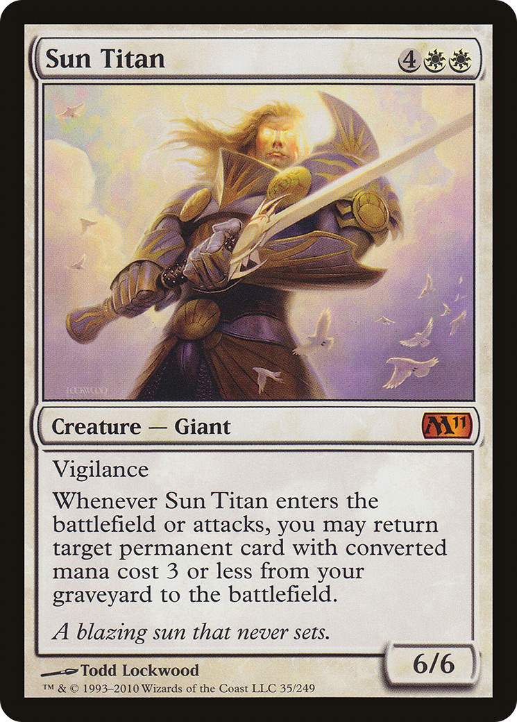 Sun Titan (M11-035) - Magic 2011 Foil