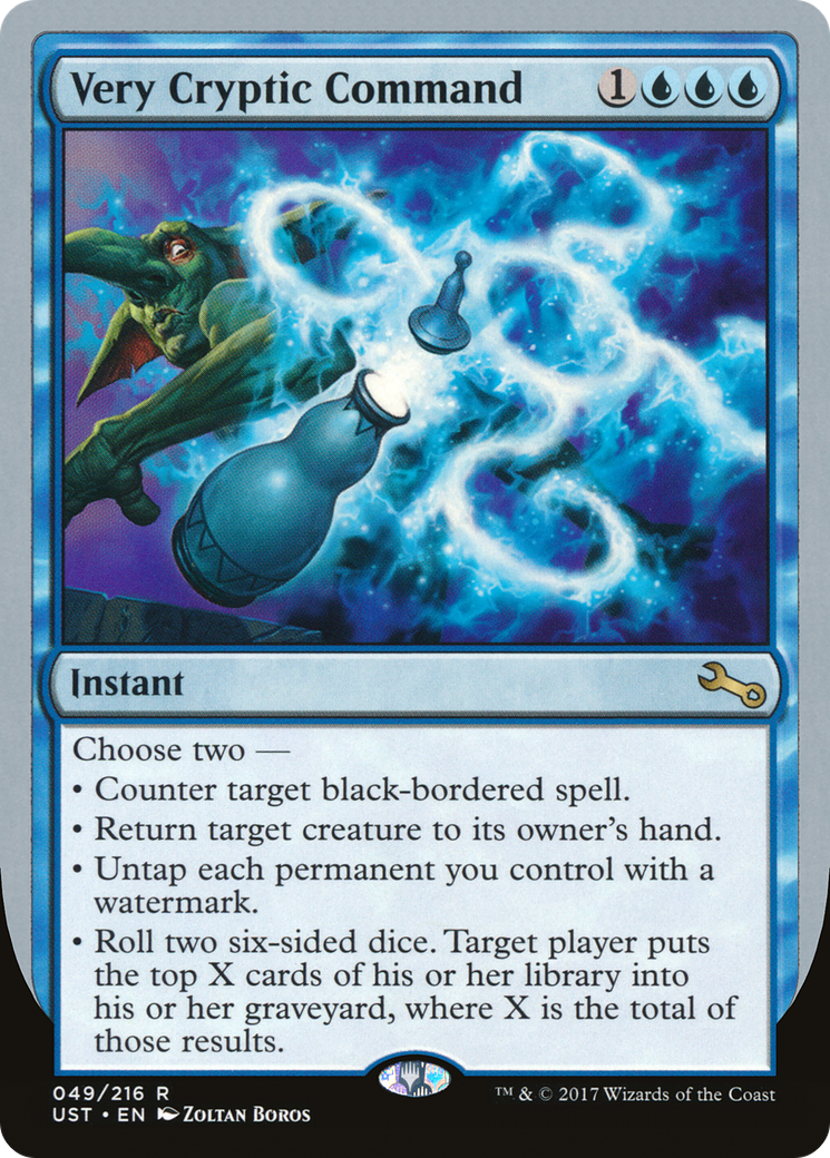 Very Cryptic Command (UST-49E) - Unstable