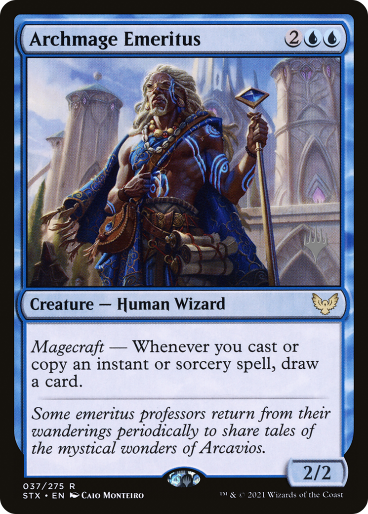 Archmage Emeritus (PPSTX-037) - Strixhaven: School of Mages Promos Foil