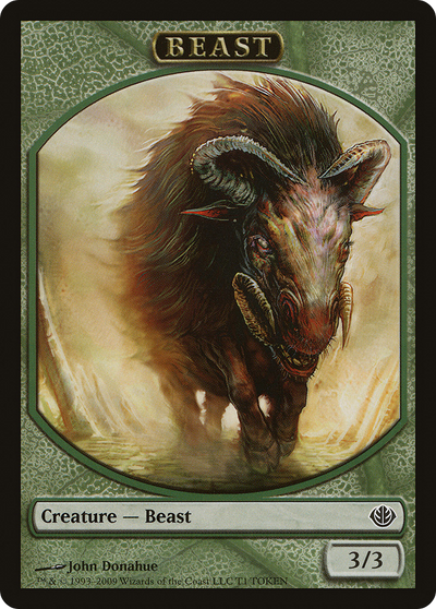 Beast (DDD-0T1) - Duel Decks: Garruk vs. Liliana Tokens