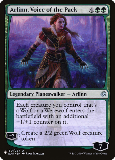 Arlinn, Voice of the Pack (LIST-WAR-150) - The List