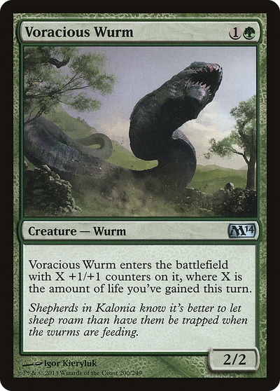 Voracious Wurm (M14-200) - Magic 2014