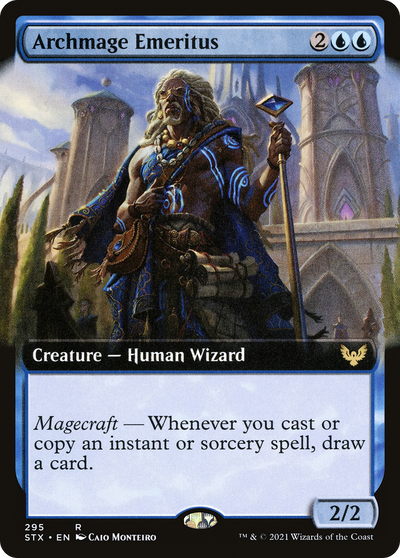 Archmage Emeritus (STX-295) - Strixhaven: School of Mages: (Extended Art)