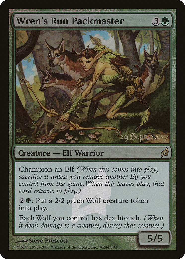 Wren's Run Packmaster (PRE-244★) - Lorwyn Promos Foil