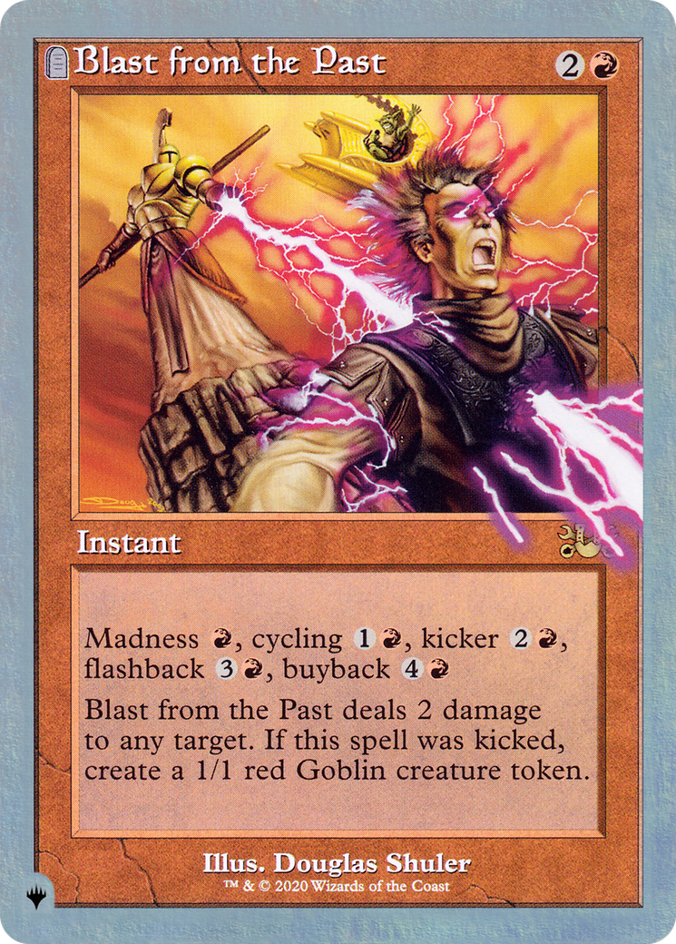 Blast from the Past (LIST-000/096) - The List (Unfinity Foil Edition): (tombstone) Foil