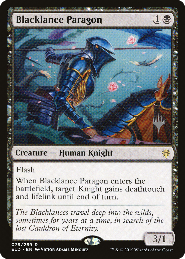 Blacklance Paragon (PPELD-79P) - Throne of Eldraine Promos Foil