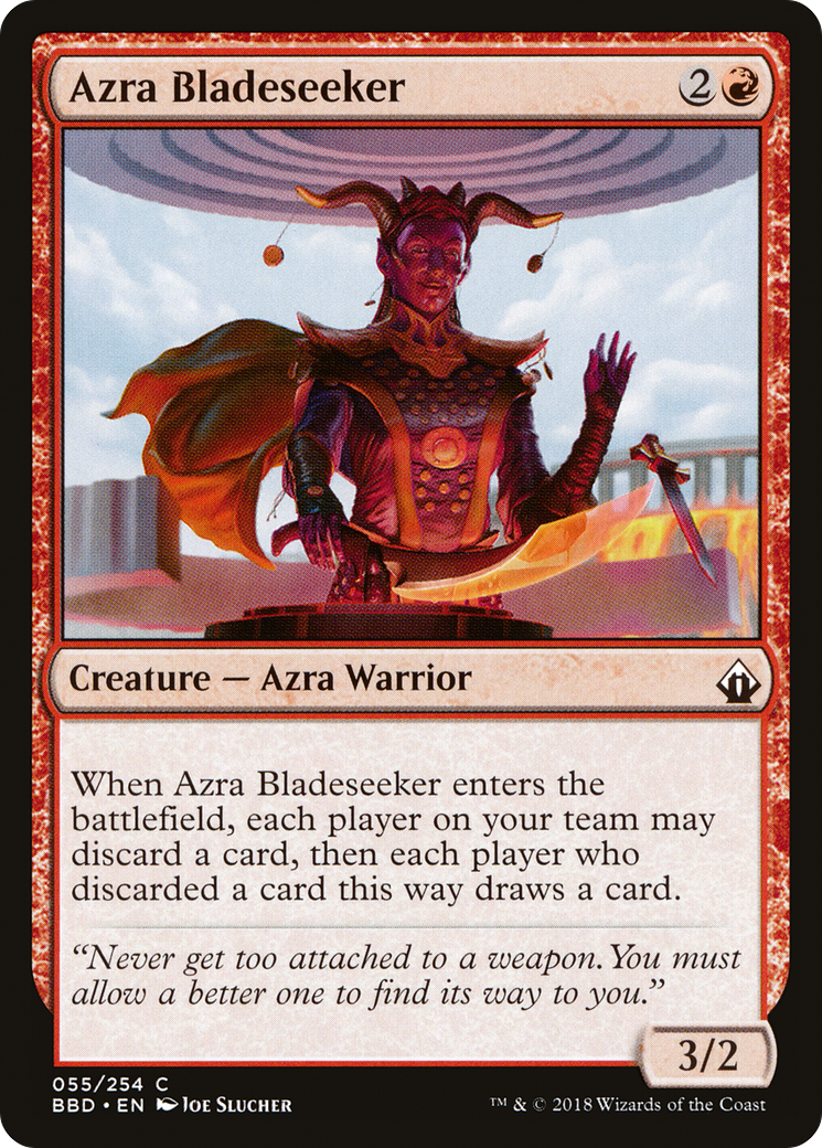 Azra Bladeseeker (BBD-055) - Battlebond Foil
