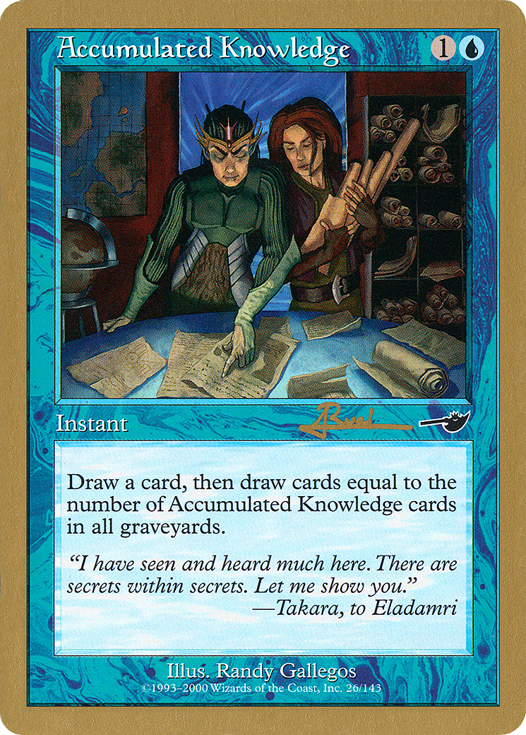 Accumulated Knowledge (WCD-) - World Championship Decks 2001